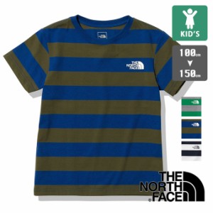 「 THE NORTH FACE ザ ノースフェイス 」 S/S Field Border Tee キッズ ショートスリーブ フィールド ボーダー ティー NTJ32321 / Tシャ