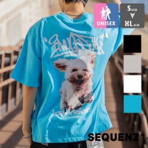 「 SEQUENZ シークエンズ 」 INU GA SUKI RUN MALTESE S/S TEE 犬が好き マルチーズ グラフィティ ロゴ 半袖Tシャツ 23570016 / T-235700