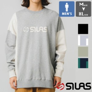 「 SILAS サイラス 」 PANELED SWEATSHIRT SILAS パネル スウェット トレーナー 110231012005 / SILAS サイラス スウェット クルーネック