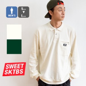 【SALE10%OFF！】【 SWEET SKTBS スウィートスケートボード 】 SWEATSHIRT-SWEET 8oS LOOSE COLLAR 8オンス サーマル スウェットシャツ S