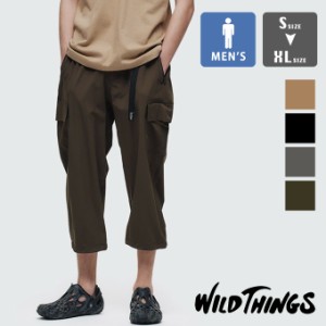 「 WILDTHINGS ワイルドシングス 」 CROPPED CARGO PANTS クロップド カーゴパンツ WT24032AD / wildthings ワイルドシングス クロップド