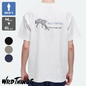 「 WILDTHINGS ワイルドシングス 」 ワイルドキャット Tシャツ 半袖 WILD CAT WT24043SK / wildthings メンズ トップス ワイルドシングス