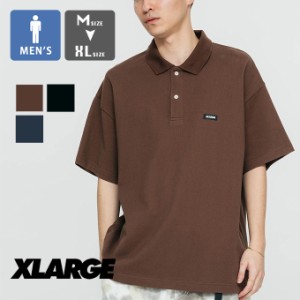 「 XLARGE エクストララージ 」 STANDARD LOGO BIG POLO SHIRT スタンダード ロゴ ビッグ ポロシャツ 101232013005 / 半袖 ヘビーカノコ 