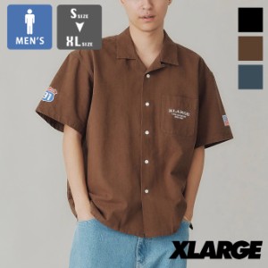 「 XLARGE エクストララージ 」 OLD PICK UP TRUCK S/S WORK SHIRT XLARGE 半袖 ワークシャツ 101241014003 / xlarage ワークシャツ 半袖