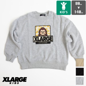 【SALE!!】 「 XLARGE KIDS エクストララージ キッズ 」 バナナファニーゴリラスウェットシャツ 9433225 /キッズ KIDS ボーイズ 男児 男