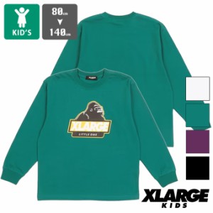 【SALE!!】 「 XLARGE KIDS エクストララージ キッズ 」 スランテッドゴリラ長袖Ｔシャツ 9433221 / キッズ KIDS ボーイズ ベビー ロンT 