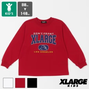 「 XLARGE KIDS エクストララージ キッズ 」 カレッジロゴ 長袖Tシャツ 9441201 / 男の子 男児 子供服 ベビー トドラー ロンT カットソー