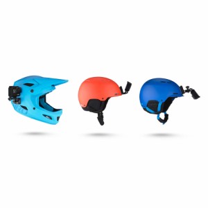 GoPro 純正アクセサリー 【ヘルメットフロント＋サイドマウント】バイク 自転車 POV撮影 / 小型宅配便