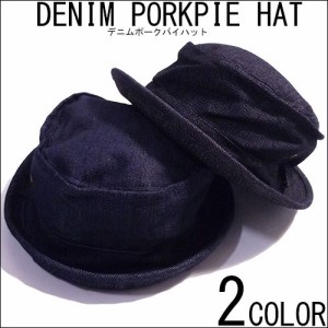 デニム ポークパイハット  HAT CAP キャップ ハット 帽子 タウンユース アウトドア
