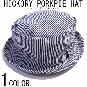 ヒッコリーストライプ ポークパイハット カモフラ HAT CAP キャップ ハット 帽子 タウンユース アウトドア