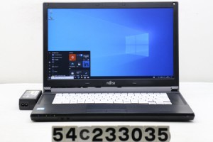 富士通 LIFEBOOK A577/R Core i3 7100U 2.4GHz/8GB/256GB(SSD)/DVD/15.6W/FHD(1920x1080)/Win10 【中古】