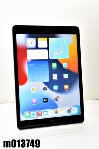 Wi-Fiモデル Apple iPad7 Wi-Fi 32GB iPadOS15.6 スペースグレイ MW742J/A 初期化済 【中古】