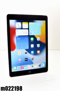 白ロム au SIMロックあり Apple iPad Air2 Wi-Fi+Cellular 16GB iPadOS15.8.2 スペースグレイ MGGX2J/A 初期化済【中古】