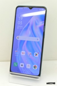 白ロム SoftBank SIMロック解除済 OPPO Reno3 A 128GB Android11 ホワイト A002OP 初期化済【中古】