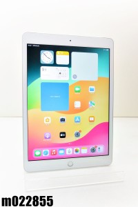 白ロム SIMフリー Apple iPad7 Wi-Fi+Cellular 32GB iPadOS17.4.1 シルバー NW6C2J/A 初期化済【中古】