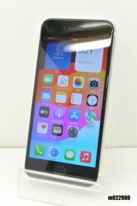 白ロム SIMフリー au SIM解 Apple iPhoneSE(第2世代) 64GB iOS17.4.1 ホワイト MX9T2J/A 初期化済【中古】