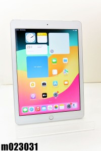 白ロム SIMフリー Apple iPad6 Wi-Fi+Cellular 128GB iPadOS17.4.1 シルバー MR732J/A 初期化済【中古】