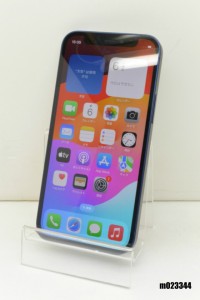 白ロム SIMフリー docomo SIMロック解除済 Apple iPhone12 mini 256GB iOS17.5.1 ブルー MGDV3J/A 初期化済【中古】