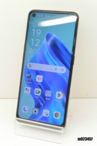 白ロム Y!mobile SIMフリー OPPO Reno5 A 128GB Android12 シルバーブラック A101OP 初期化済【中古】