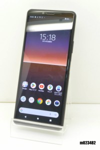 白ロム docomo SIMロック解除済 SONY Xperia 10 II 64GB Android12 ブラック SO-41A 初期化済【中古】