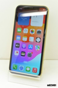 白ロム SIMフリー SoftBank SIMロック解除済 Apple iPhone11 128GB iOS17.5 イエロー MWM42J/A 初期化済【中古】