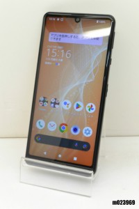 白ロム docomo SIMロック解除済 SHARP AQUOS Sense4 64GB Android12 ブラック SH-41A 初期化済【中古】