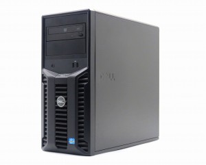 DELL PowerEdge T110 II Xeon E3-1220 v2 3.1GHz 8GB 500GBx2台(SATA3.5インチ/RAID1構成) DVD-ROM PERC H200A 中古