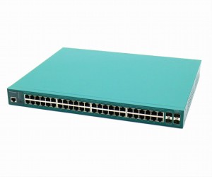 Panasonic Switch-M48eG 48ポート1000BASE-T(うち4ポートSFP共用)L2インテリジェントスイッチ VLAN等対応 設定初期化済 中古