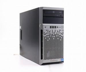 hp ProLiant ML310e Gen8 Xeon E3-1220 v2 3.1GHz 4GB 500GBx2台(SATA3.5インチ/RAID1構成) DVD-ROM SmartArray B120i  中古