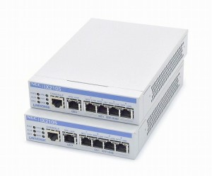 ◇【2台セット】NEC UNIVERGE IX2105 電源内蔵小型VPNルータ 2系統5ポート1000BASE-T 10.2.40 中古
