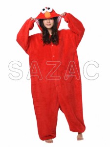 着ぐるみ 大人用 エルモ着ぐるみ 珊瑚マイヤー　SAZAC　サザック　SAZACの正規品　コスプレ　クリスマス　コスチューム　仮装衣装　パー