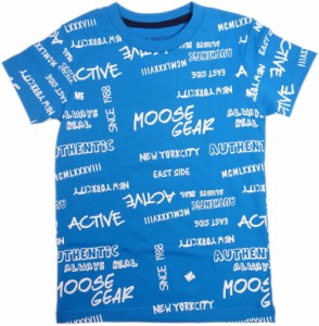 Moose Gear(ムースギア) Tシャツ ACTIVE MOOSE GEAR ブルー [並行輸入品] 