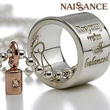 ネックレス ダイヤモンド 天秤 NAISSANCE ネサンス ブランド 送料無料 ダイヤ入りの分銅が心のバランスを保ってくれる　balance(天秤) レ