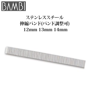 時計 ベルト 腕時計バンド Bambi バンビ レディース ステンレススチール 伸縮バンド バンド調整可 12mm 13mm 14mm Bse8056sの通販はau Wowma ワウマ 腕時計とバンドのアビーロード 商品ロットナンバー 356661477