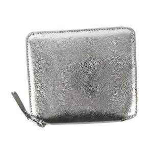 COMME DES GARCONS コムデギャルソン 2つ折小銭付き財布 財布 SA2100G/SILVER ラッピング無料