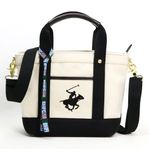 ビバリーヒルズポロクラブ トートバッグ バッグ BEVERLY HILLS POLO CLUB  BH1006N/IV/BK/BK メンズ レディース TCLD2124