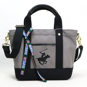 ビバリーヒルズポロクラブ トートバッグ バッグ BEVERLY HILLS POLO CLUB  BH1006N/GR/BK/BK（グレー/ブラック/ブラック） メンズ レディ