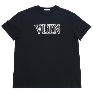 ヴァレンティノ VALENTINO メンズ Ｔシャツ ロゴ 1V3MG10V 8RB 0NO ブラック apparel-01 ts-01 メンズ tcld-bhsn