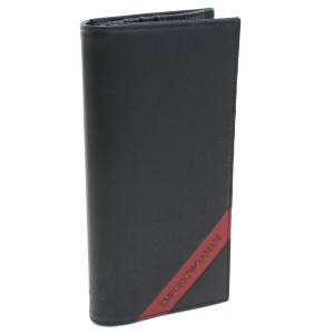 エンポリオ・アルマーニ EMPORIO ARMANI 長財布ニ折小銭入付き Y4R170 YQ12V 80681BLACK-BLACK EAGLES ブラック wallet-01 tcld-bhsn