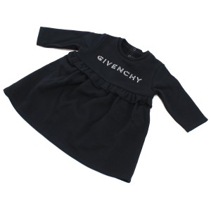 ジバンシー GIVENCHY ベビー−ワンピース サイズ#12M 12ヶ月相当 #18M 18ヶ月相当H02092 09Bブラック kb-01 ベビー tcld-bhsn tcld-bhsn