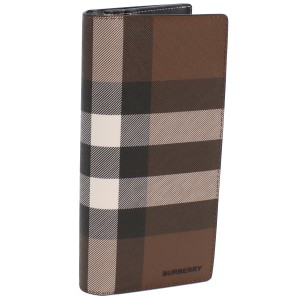 バーバリー BURBERRY 2つ折り長財布 小銭入れ付き 8052803 A8900 ジャイアントチェックDARK BIRCH BROWN ブラウン系 マルチカラー wallet