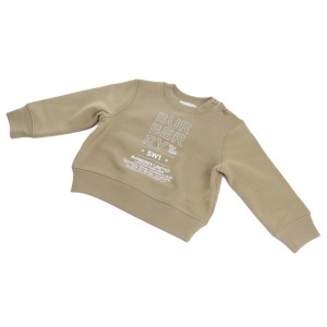 バーバリー BURBERRY ベビー−スウェット トレーナー8053820 A7026ARCHIVE BEIGE ベージュ系 kb-01 tcld-bhsn