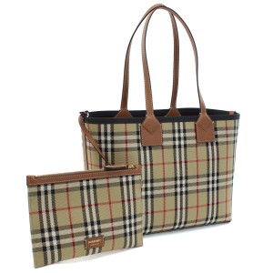 バーバリー BURBERRY トートバッグ 8066163 A9534BRIAR BROWN-BLACK ブラウン系 マルチカラー bag-01 tcld-bhsn