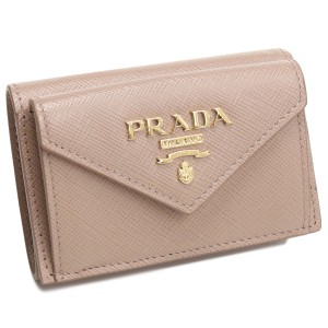 プラダ PRADA 3つ折り財布 財布1MH021 QWA F0236CIPRIA ベージュ系 mini-01 gsw-2 tcld-bhsn