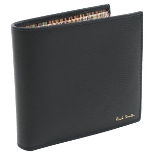 ポールスミス Paul Smith 二折財布小銭入付き M1A4833X AMULTI 79ブラック wallet-01 gif-02m tcld-bhsn