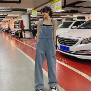 送料無料 デニムサロペット オーバーオール レディース デニム オールインワン パンツ ボトムス サロペット お洒落 カジュアル ストレの通販はau Pay マーケット Fighting 商品ロットナンバー