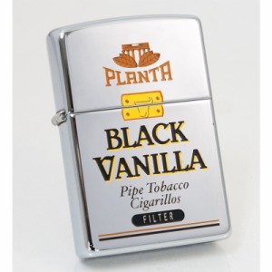 ZIPPO BLACK VANILLA ブラックバニラ パイプ用たばこ 2004年製 ジッポーライター