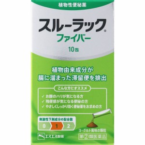 スルーラックファイバー1.5g×10包　　【第(2)類医薬品】　胃腸薬　便秘薬　便秘　医薬品　医薬部外品　