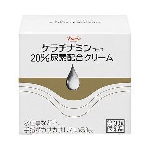 ケラチナミンコーワ20%　尿素配合クリーム 1個（60g） 興和  肌荒れ・乾燥・湿疹・かゆみ・やけど 　外用薬　手荒れ　　医薬品　医薬部外