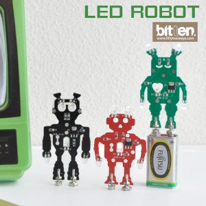 bitten ビッテン ビトゥン LED ロボット ★メール便送料無料[ロボット ブリキ 光る オブジェ 送料無料 bitten]新生活2022_a